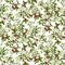 Winter Garden Christmas Holly and Berries Cotton Fabric by Henry Glass